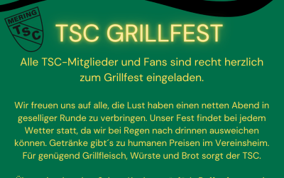 Einladung zum TSC Grillfest